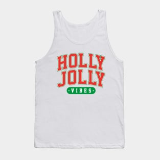 Holly jolly vibes Varsity Tank Top